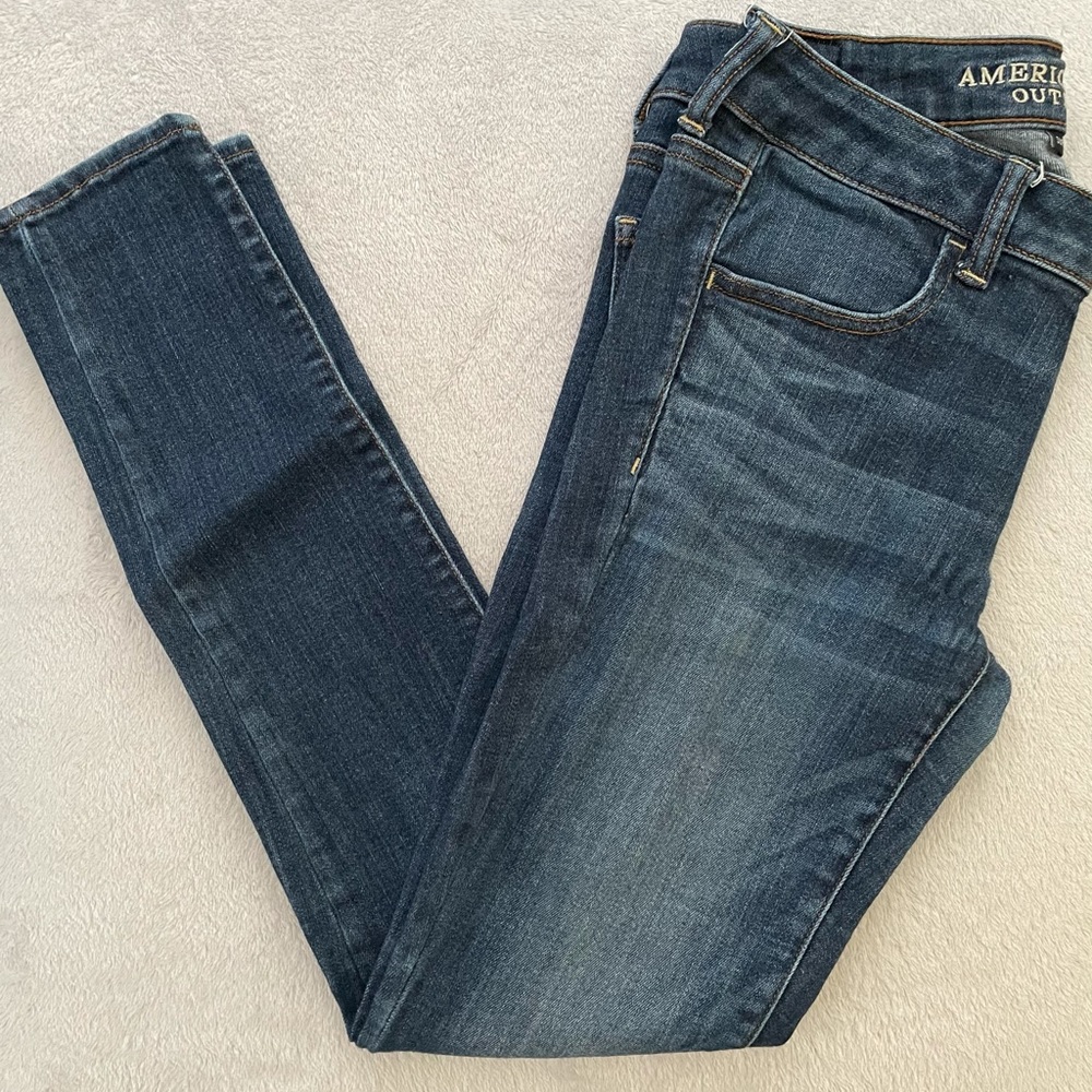 American Eagle Super Stretch mid rise jegging